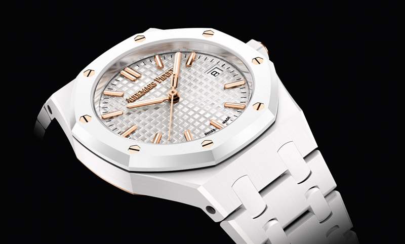 AUDEMARS PIGUET - 白色陶瓷版！ 愛(ài)彼皇家橡樹(shù)34毫米自動(dòng)上鏈腕表雪白登場(chǎng)