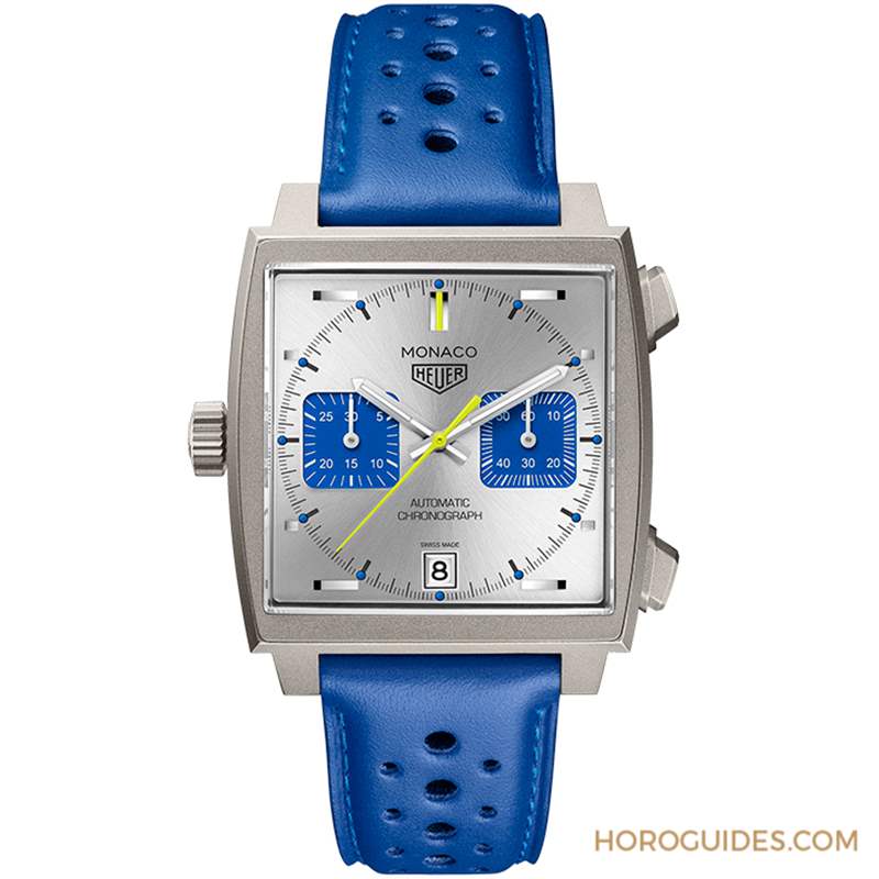 TAG HEUER - 法國(guó)賽車藍(lán)來(lái)了，TAG Heuer Monaco計(jì)時(shí)碼表限量新色亮相