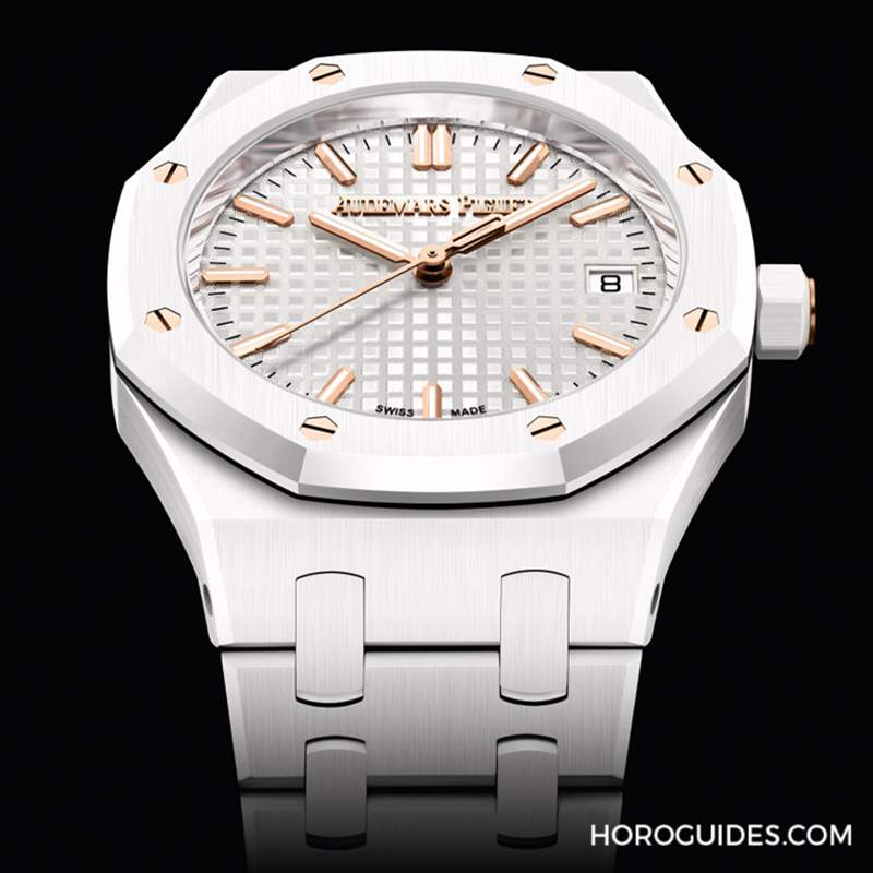 AUDEMARS PIGUET - 白色陶瓷版！ 愛(ài)彼皇家橡樹(shù)34毫米自動(dòng)上鏈腕表雪白登場(chǎng)