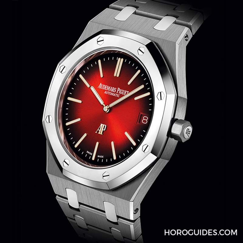 AUDEMARS PIGUET - AP爱彼推出烟燻酒红面Royal Oak 16202XT，9月多款新表发布