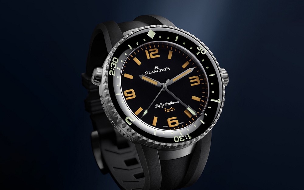 宝珀推出Fifty Fathoms 70th Anniversary Act 2 Tech Gombessa潜水腕表：3小时潜水计时-复刻表