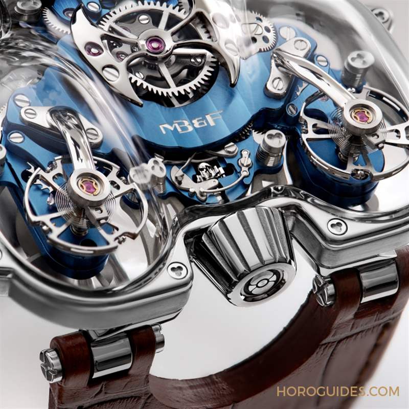 MB&F - 最美机芯 双色齐发|MB&F HM9 Sapphire Vision