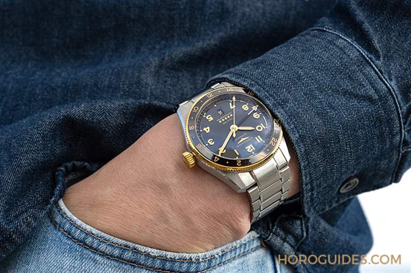 LONGINES - 为此地与彼时，都镀上Golden Hour：浪琴表Spirit Zulu Time，新增18K黄金细节