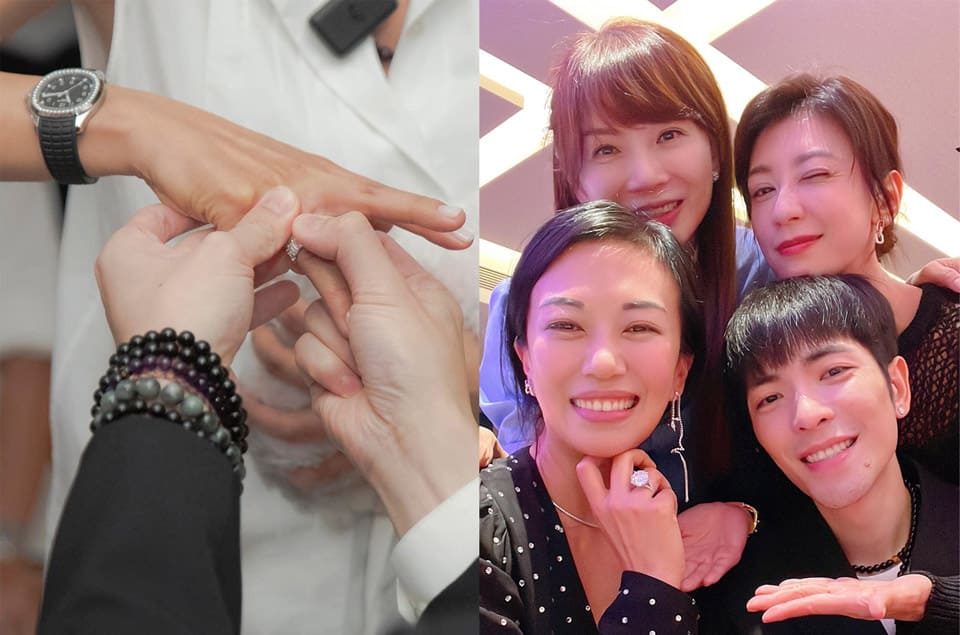 萧敬腾向经纪人Summer求婚成功PP夯表、破亿钻戒真情露出-复刻表