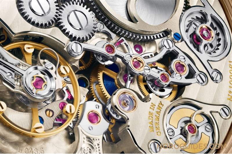A. LANGE & S?HNE - 温暖蜜金限量登?。矢馴eitwerk Minute Repeater 18K蜂蜜金版