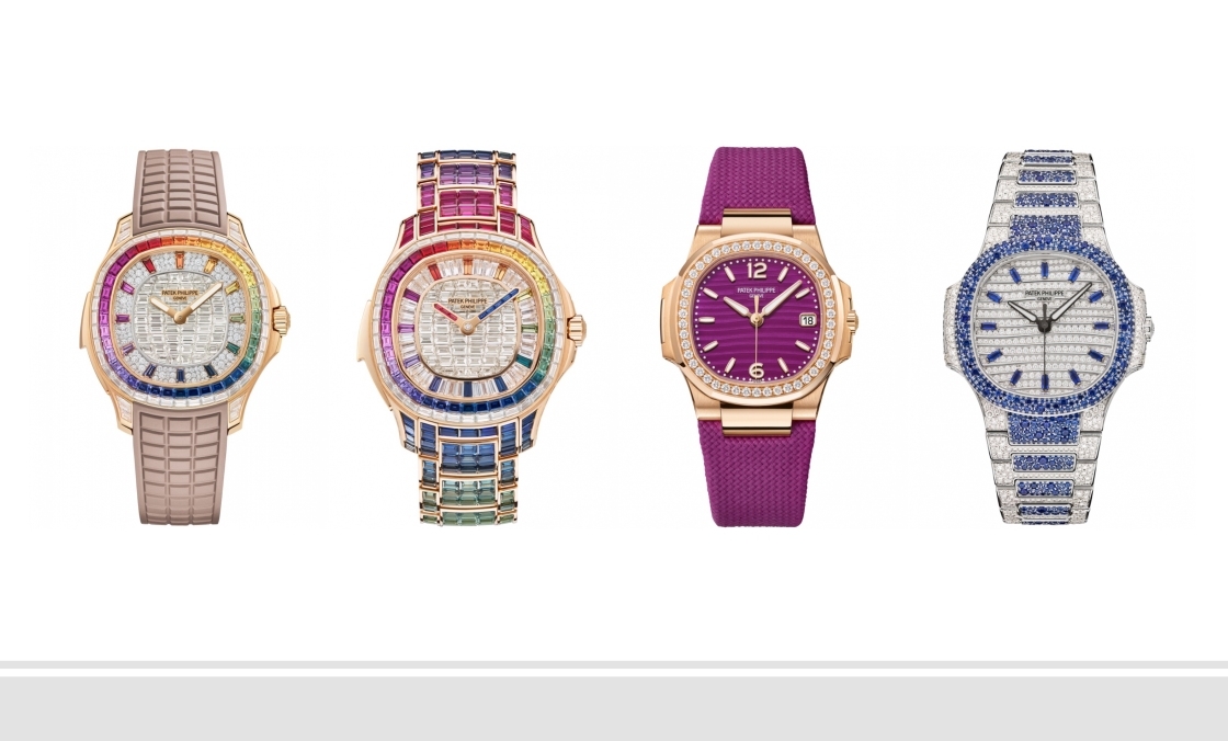 PATEK PHILIPPE - Ladies First！ 百达翡丽最新Aquanaut Luce「彩虹」三问表与Nautilus织纹复合表带