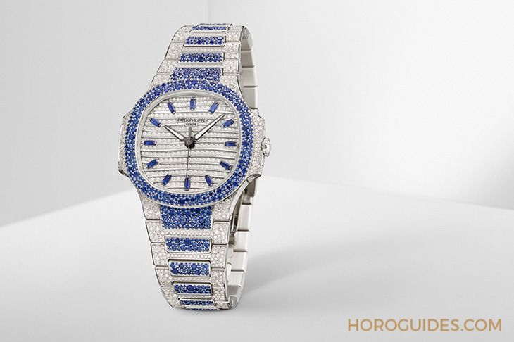 PATEK PHILIPPE - Ladies First！ 百达翡丽最新Aquanaut Luce「彩虹」三问表与Nautilus织纹复合表带