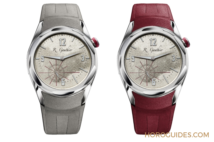 Romain Gauthier C系列推出第五代钛金属新作! 独特的手工凿刻纹理香槟面-复刻表