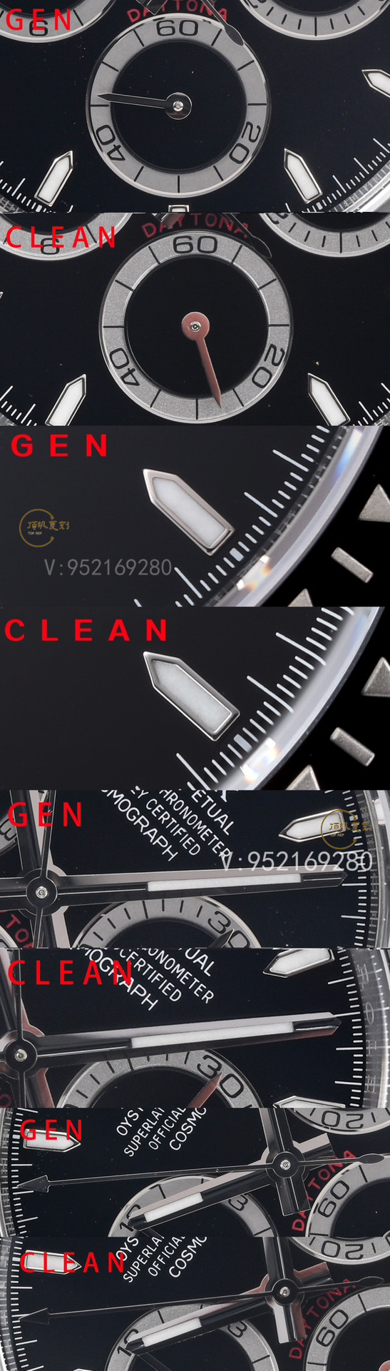 Clean厂C厂劳力士4131黑陶迪126500ln手表对比正品怎么样-复刻表