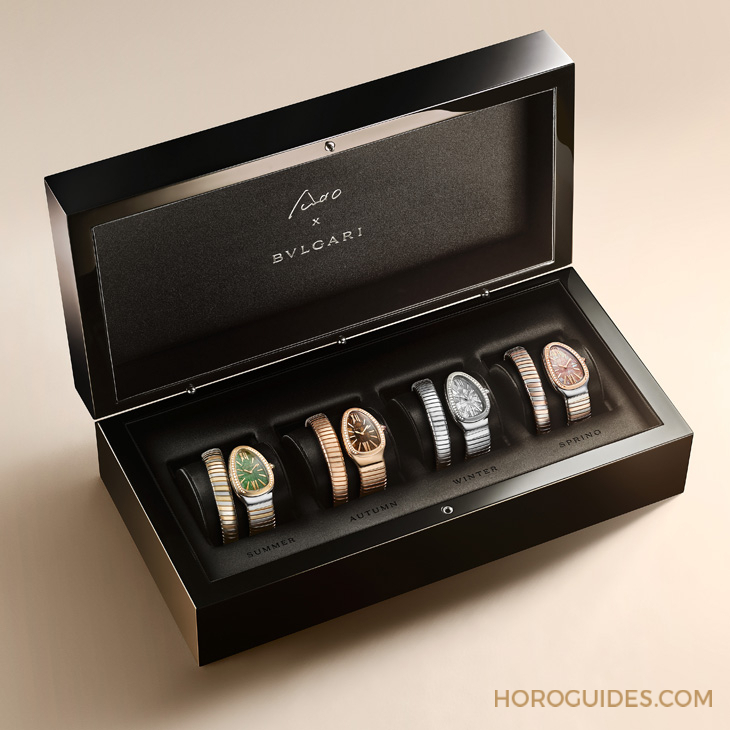 BVLGARI - 安藤忠雄為Serpenti出手了、全球最薄陀飛輪機芯黑化上陣｜BVLGARI W&W 2024速覽