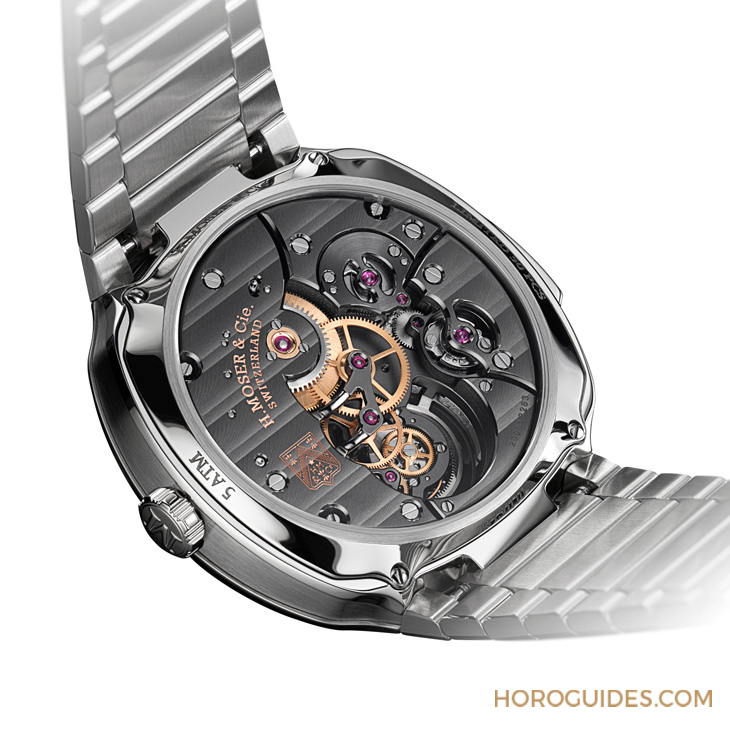 H. MOSER & CIE - 大明火琺瑯煙燻面加身，亨利慕時三問疾速者三問報時陀飛輪藍色琺瑯概念腕表奪目登場