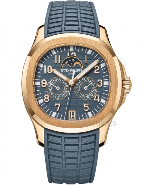 PATEK PHILIPPE - NAUTILUS - 5980/60G-001 - 年轻活力风的表王！ 盘点PATEK PHILIPPE百达翡丽蓝灰色调腕表