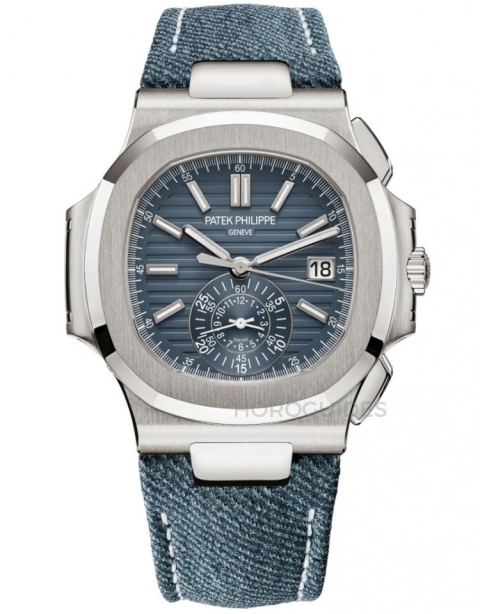 PATEK PHILIPPE - NAUTILUS - 5980/60G-001 - 年轻活力风的表王！ 盘点PATEK PHILIPPE百达翡丽蓝灰色调腕表