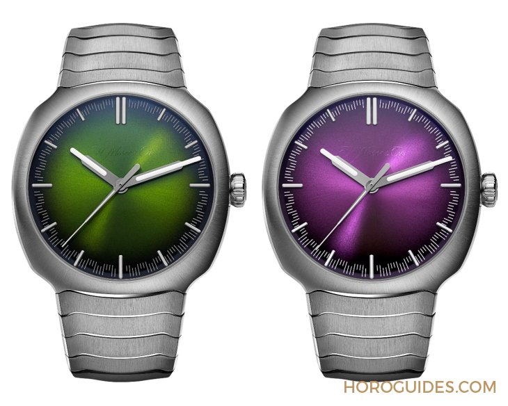 H. MOSER & CIE - STREAMLINER - 6201-1200 - 青龙升级回归、梦幻紫色同步亮相|H. MOSER & CIE. Streamliner Centre Seconds Matrix Green