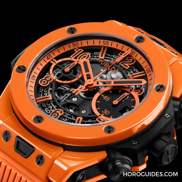 HUBLOT - 今夏最时尚的色彩！ HUBLOT推出全新Big Bang Unico Orange Ceramic橙色陶瓷腕表