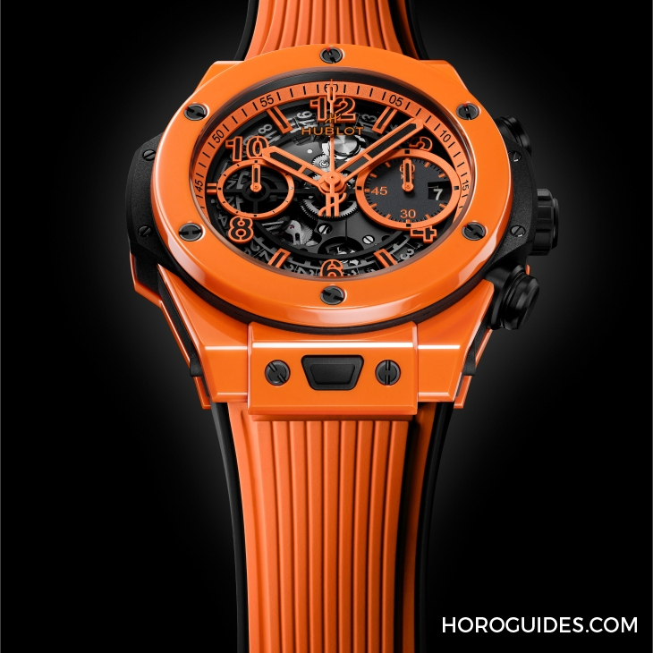 HUBLOT - 今夏最时尚的色彩！ HUBLOT推出全新Big Bang Unico Orange Ceramic橙色陶瓷腕表