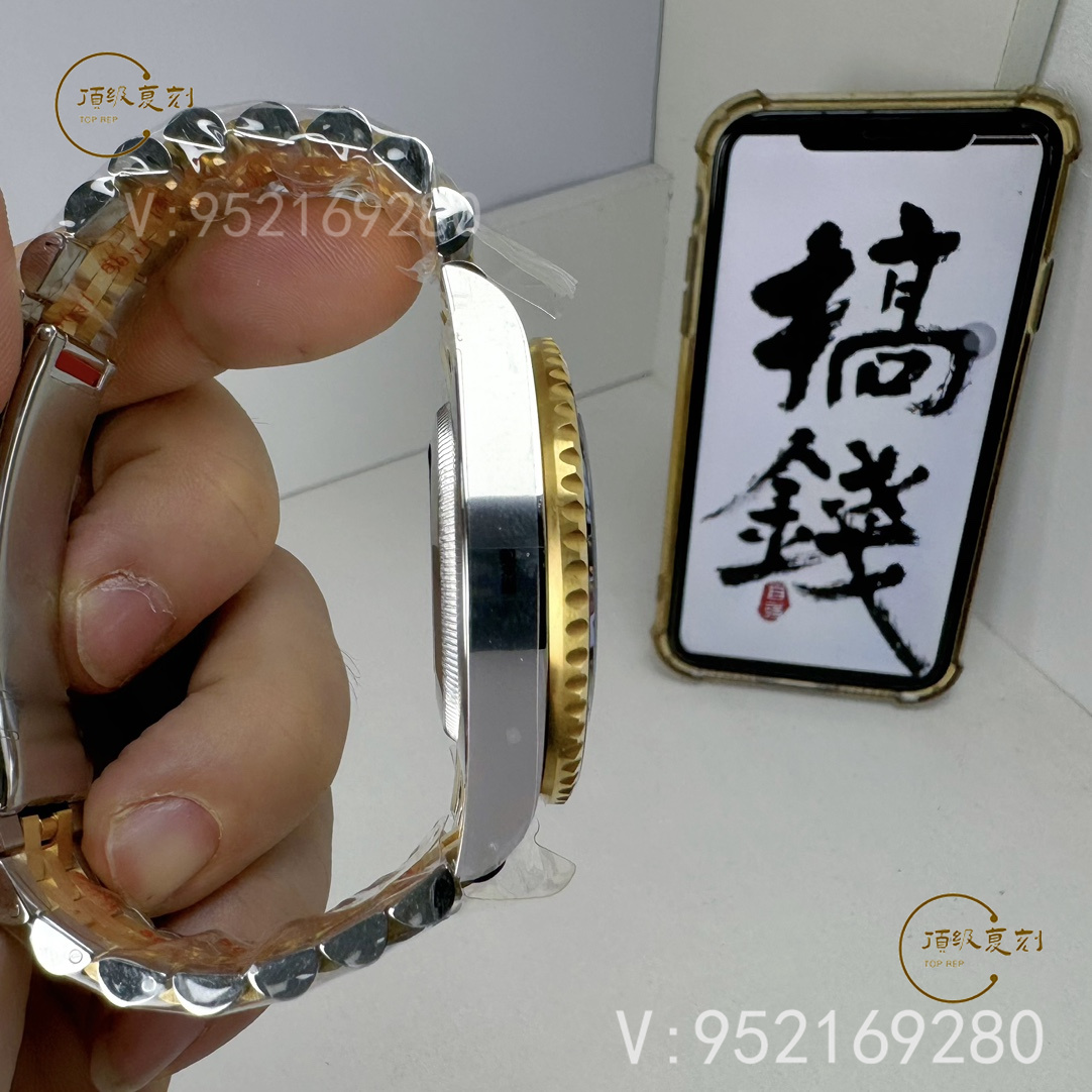 ARF厂新品劳力士配重版格林尼治间金皮蛋圈126713重量多少-复刻表