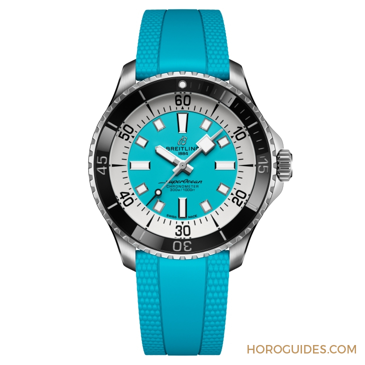 BREITLING - 彩虹时标面、46mm千米深潜新表同步现身|BREITLING Superocean系列新表