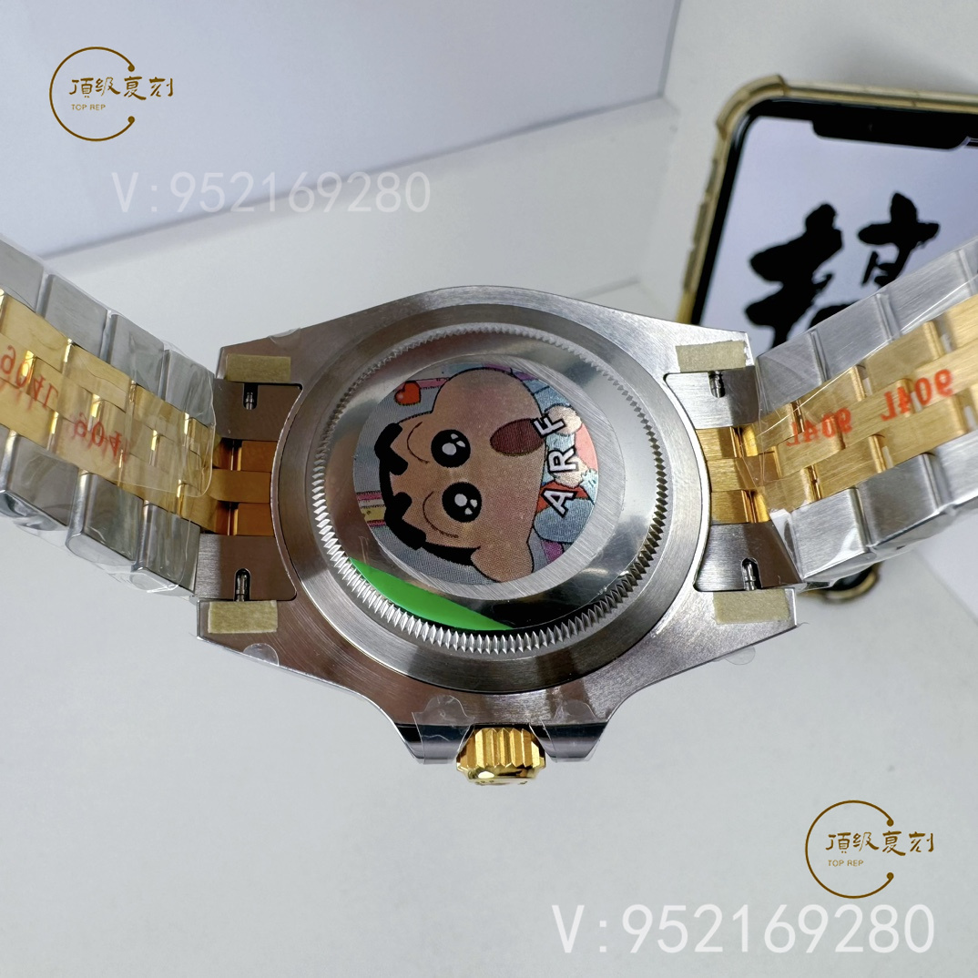 ARF厂新品劳力士配重版格林尼治间金皮蛋圈126713重量多少-复刻表