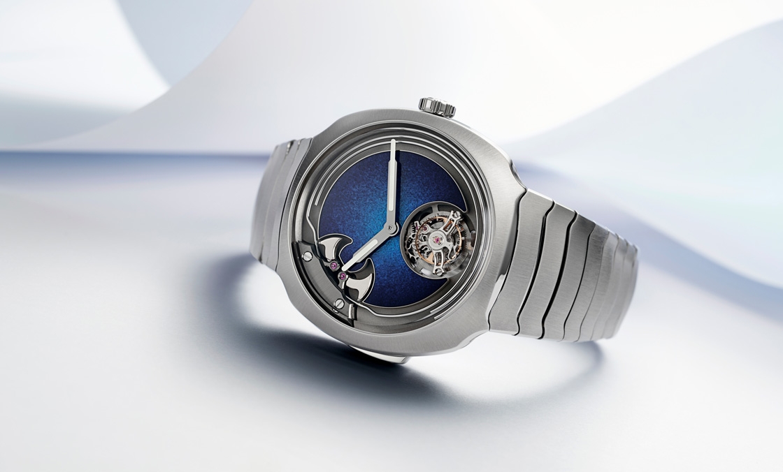 H. MOSER & CIE - 大明火琺瑯煙燻面加身，亨利慕時三問疾速者三問報時陀飛輪藍色琺瑯概念腕表奪目登場