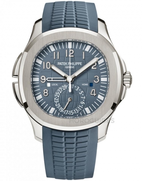 PATEK PHILIPPE - NAUTILUS - 5980/60G-001 - 年轻活力风的表王！ 盘点PATEK PHILIPPE百达翡丽蓝灰色调腕表