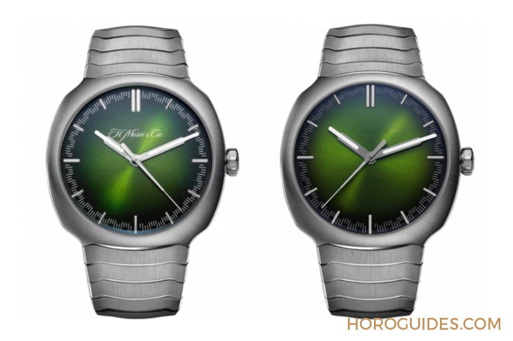 H. MOSER & CIE - STREAMLINER - 6201-1200 - 青龙升级回归、梦幻紫色同步亮相|H. MOSER & CIE. Streamliner Centre Seconds Matrix Green