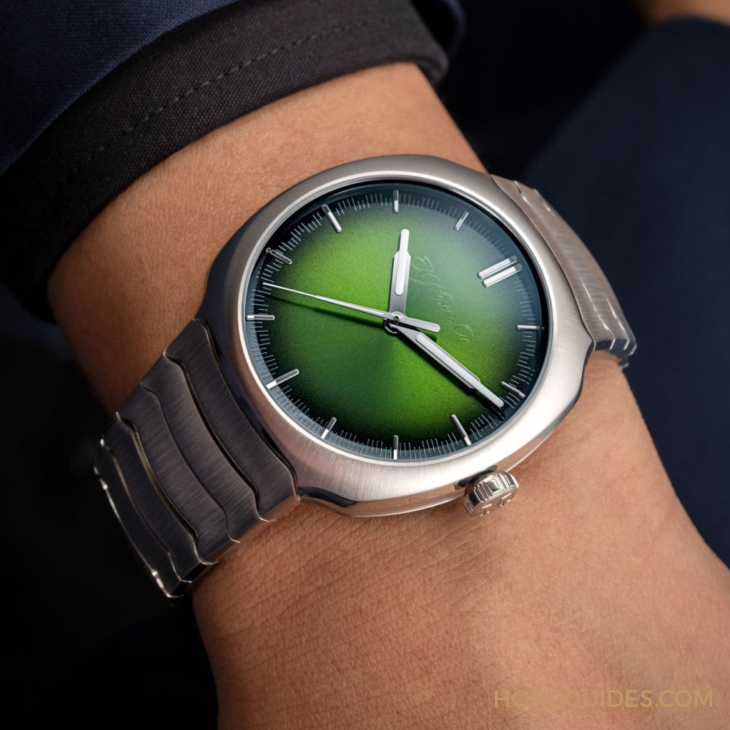 H. MOSER & CIE - STREAMLINER - 6201-1200 - 青龙升级回归、梦幻紫色同步亮相|H. MOSER & CIE. Streamliner Centre Seconds Matrix Green