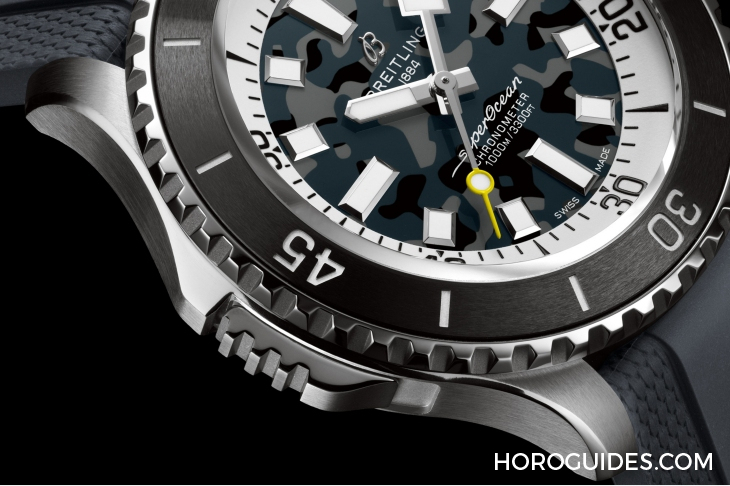 百年灵Superocean Super Diver 46mm钛金千米深潜新款现身-复刻表