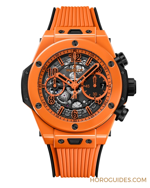 HUBLOT - 今夏最时尚的色彩！ HUBLOT推出全新Big Bang Unico Orange Ceramic橙色陶瓷腕表
