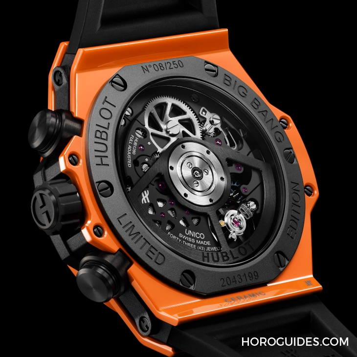HUBLOT - 今夏最时尚的色彩！ HUBLOT推出全新Big Bang Unico Orange Ceramic橙色陶瓷腕表