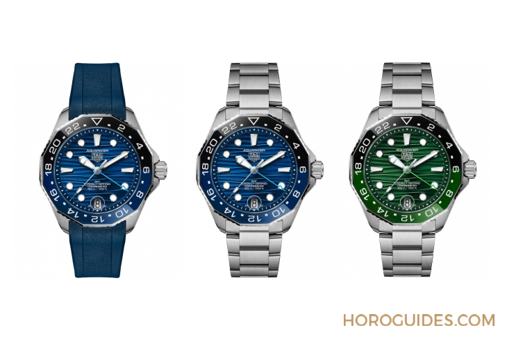 TAG HEUER - 潜水猛将升级！ TAG HEUER推出全新Aquaracer Professional 300日期腕表与GMT腕表