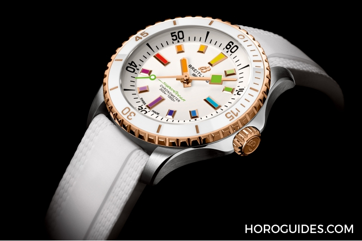 BREITLING - 彩虹时标面、46mm千米深潜新表同步现身|BREITLING Superocean系列新表