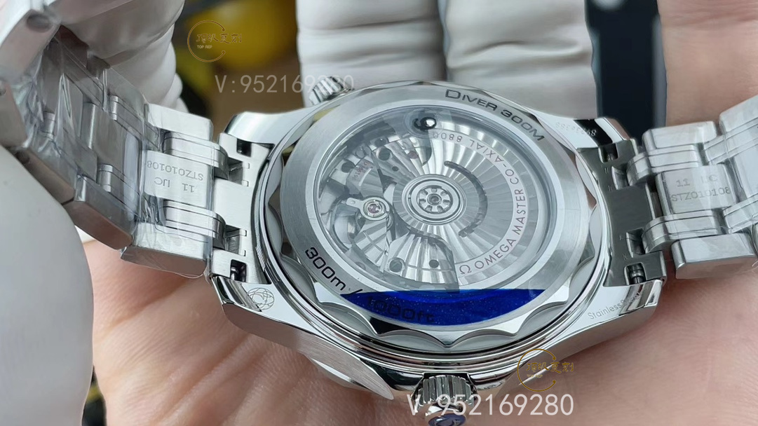 VS厂欧米茄海马300复刻8800机芯如何,是一体机吗-复刻表