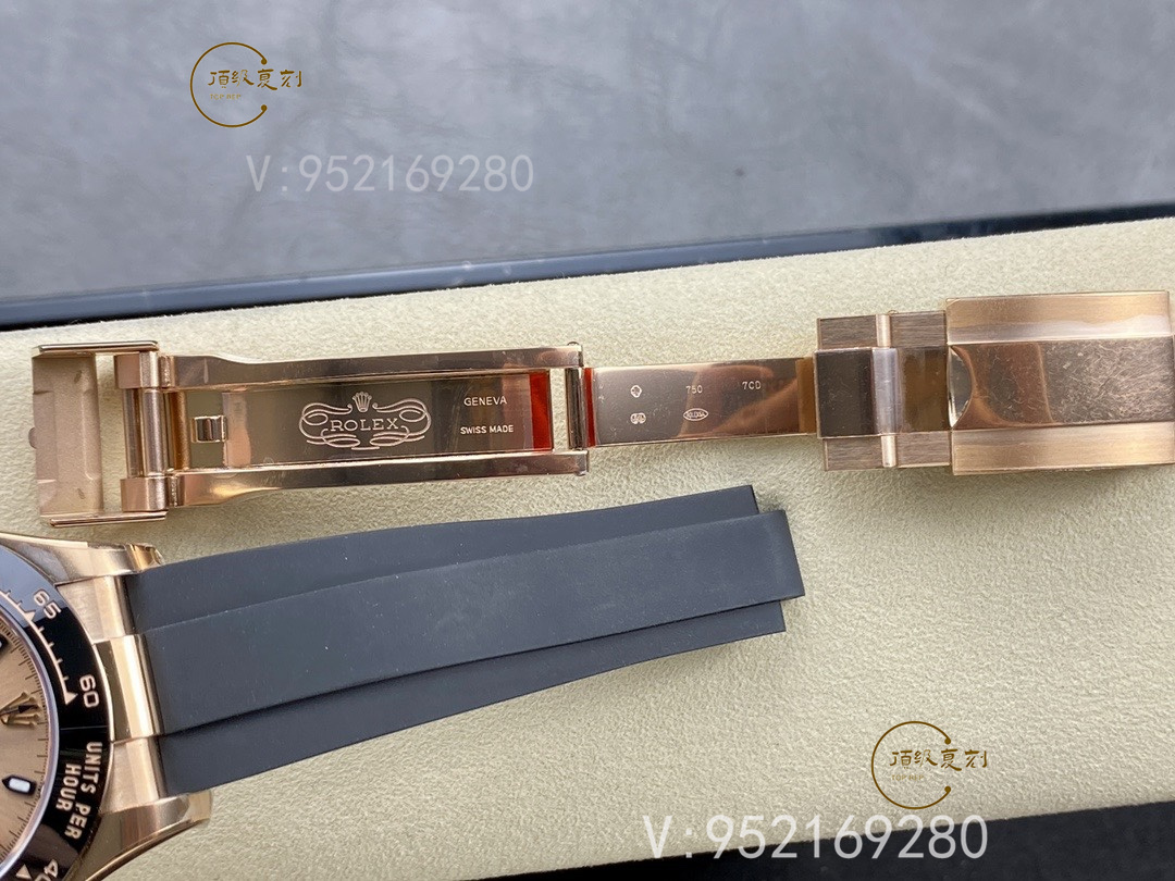 Clean厂C厂劳力士迪通拿全玫瑰金腕表4130机芯版本详细评测-复刻表