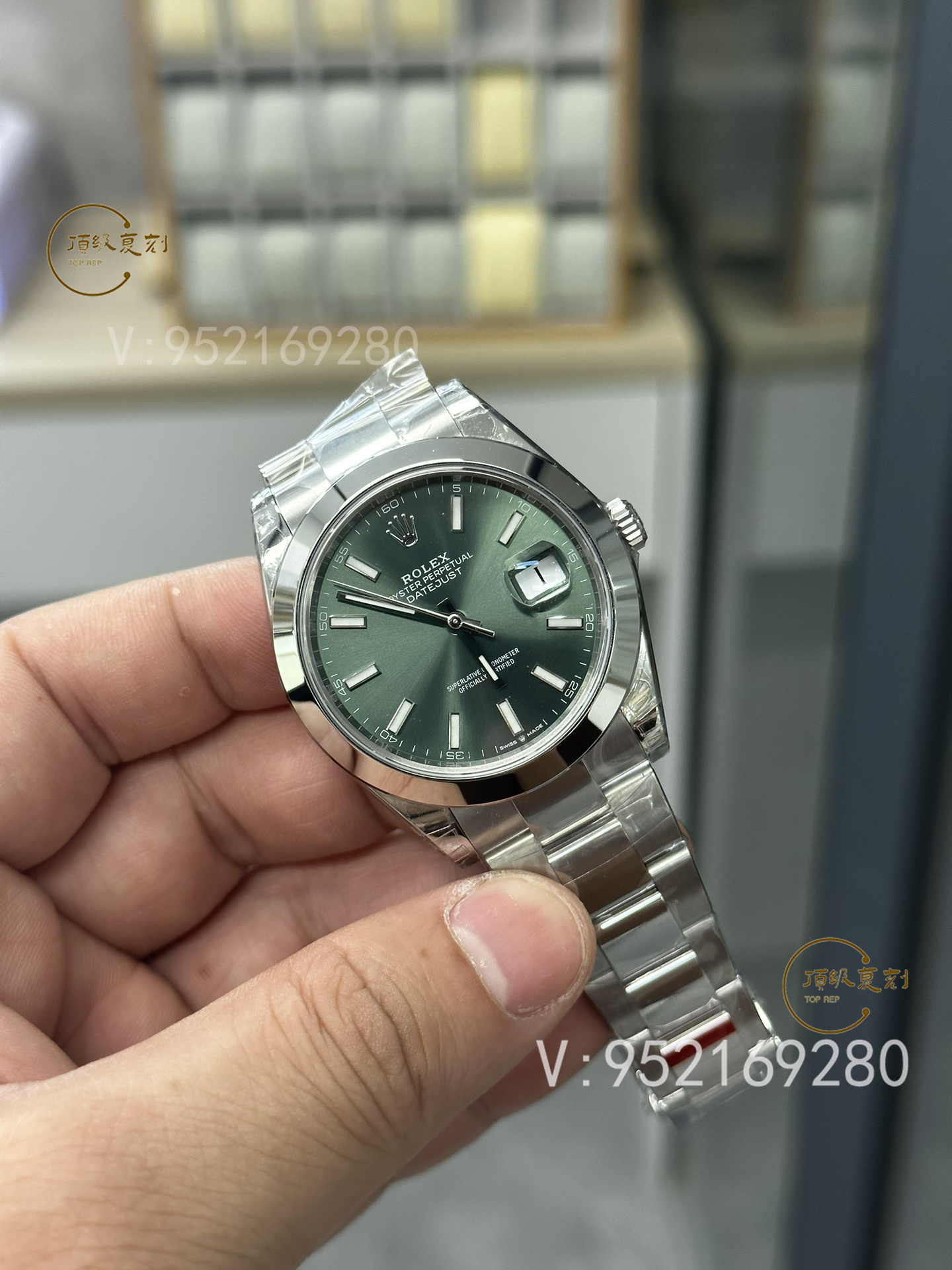 VS厂劳力士日志系列3235薄荷绿腕表：色彩与工艺的双重革新-复刻表