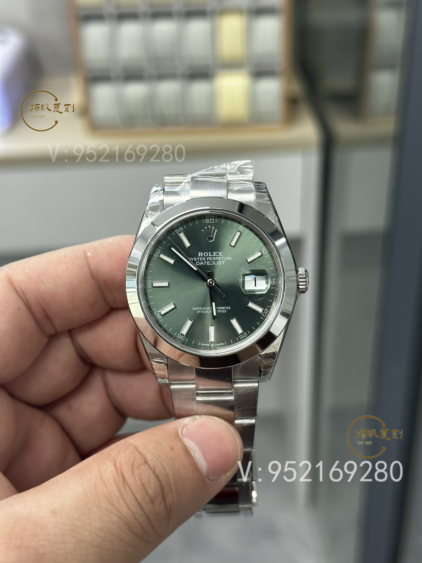 VS厂劳力士日志系列3235薄荷绿腕表：色彩与工艺的双重革新-复刻表