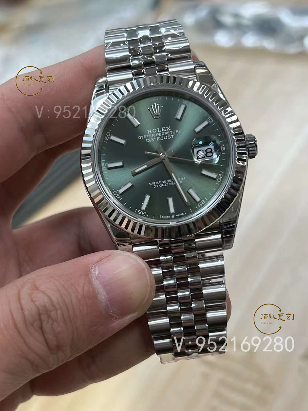 VS厂劳力士日志系列3235薄荷绿腕表：色彩与工艺的双重革新-复刻表