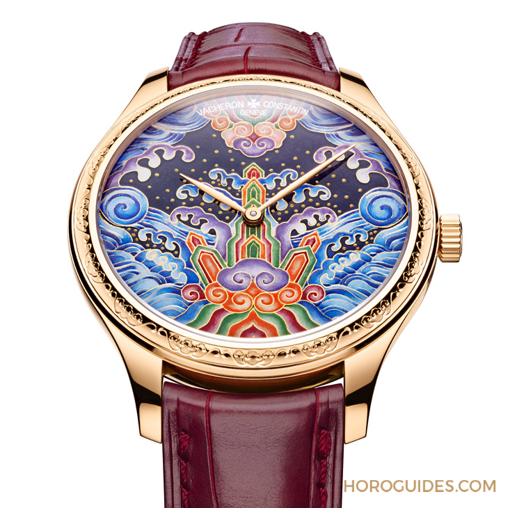 以清代官服朝袍经典纹样入作|江诗丹顿Métiers d'Art系列Tribute to Traditional Symbols-复刻表