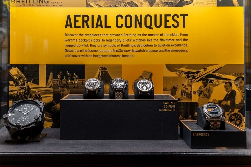 探索时光之旅:Breitling 140周年复古腕表展登陆-复刻表