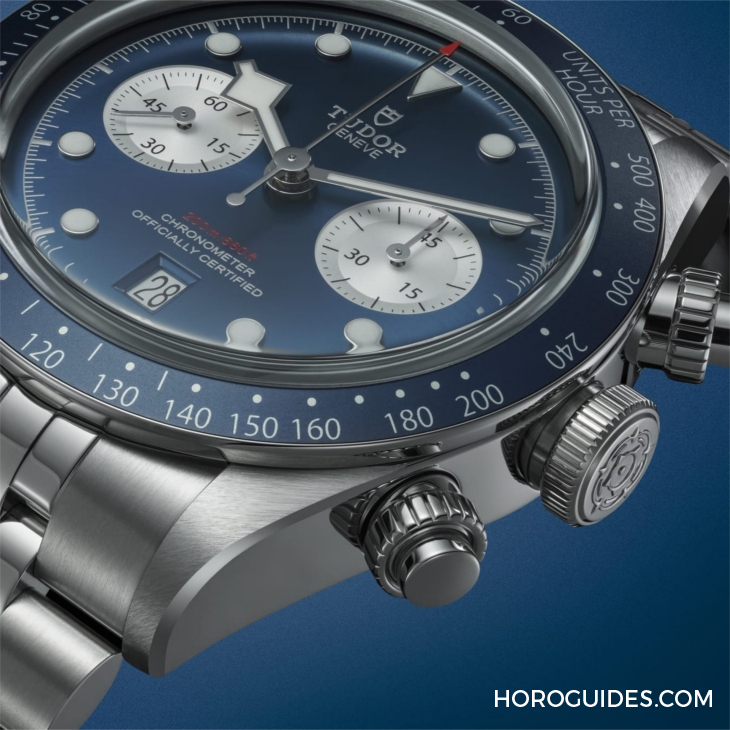 TUDOR - BLACK BAY - M79360B-0002 - 沉穩(wěn)帝舵藍(lán)新裝現(xiàn)身，TUDOR推出Black Bay Chrono “Blue”專門店限定版