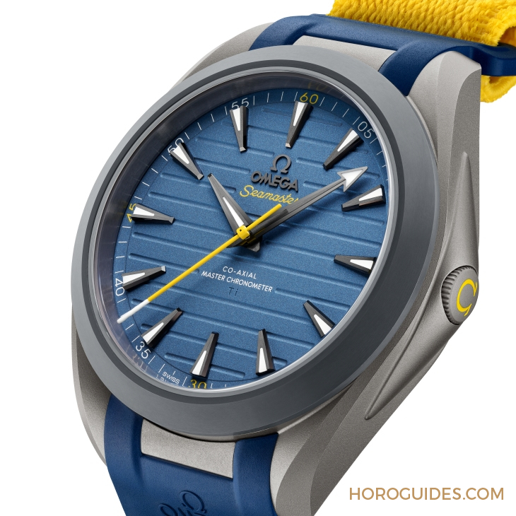 OMEGA - SEAMASTER - 220.92.41.21.03.002 - 超轻钛金！ OMEGA为奥运金牌得主Armand Duplantis推出新款Seamaster Aqua Terra Ultra Light