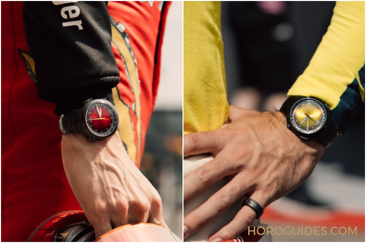H. MOSER & CIE - STREAMLINER - 6907-1201 - 红黄双杰，竞速新章|H. MOSER & CIE.推出Streamliner自动飞返计时秒表Alpine限量版